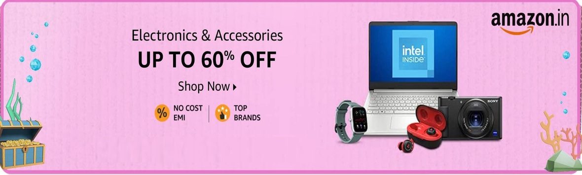 Electronics & Accessories UP TO 60% OFF