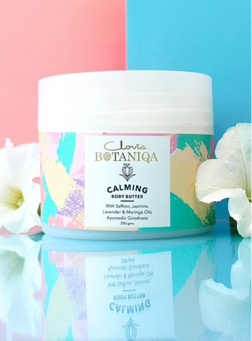 Calming Body Butter with Jasmine, Lavender, Moringa by Clovia Botaniqa - 200gm