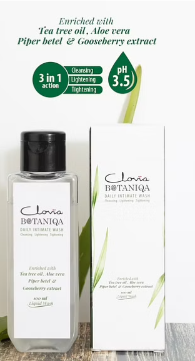 Clovia Botaniqa Daily Intimate Wash- Cleansing, Lightening, Tightening - 100ml