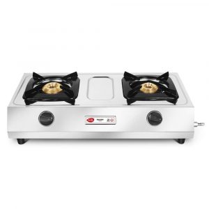 Pigeon by Stovekraft Favourite Maxima Stainless Steel 2 Burner Gas Stove
