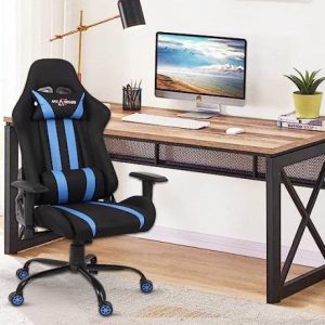SAVYA HOME Apex Crusader X -Blue Ergonomic Chair Chair for Office Gaming Chair with Recliner