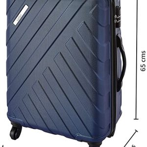 Safari Ray Polycarbonate 65 cms Midnight Blue Hardsided Check-in Luggage (RAY 67 4W MIDNIGHT BLUE)