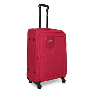 Skybags Rubik Polyester 78 cms Red Softsided Check-in Luggage (Rubik)