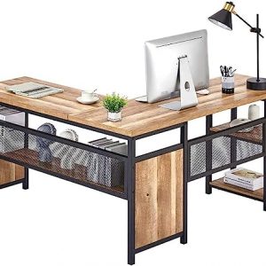 TEKAVO L Shaped Computer Office Table-1