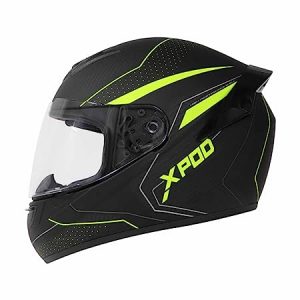 TVS XPOD - Blistering Black Helmet-1