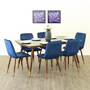 Textured Glass Dining Table-1