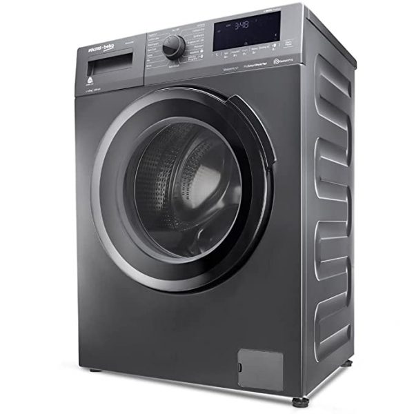 Voltas Beko 6.5kg 5 Star Front Load Washing Machine (WFL6512VTMP, Anthracite), Steam Wash,Stain Expert