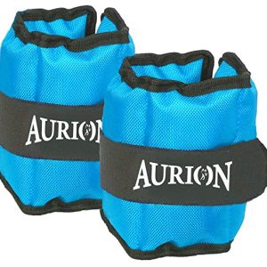 Aurion Wrist Weights 1 Kg x 2 Total 2 kg Home Gym Weight Bands Perfect for Fitness
