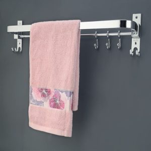 GLOXY ENTERPRISE 24 Inch Wall Mounted Stainless Steel Towel Rod for , Towel Racks, Towel BathroomBar Rail