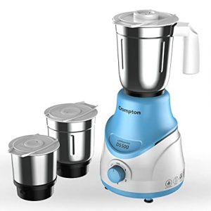 Crompton DS 500W Mixer Grinder with Powertron Motor & Motor Vent-X Technology