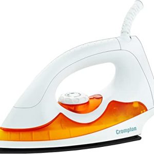 Crompton PD Plus 1000-Watt Dry Iron with 2 Layers of American Heritage Non-Stick Coating (White)