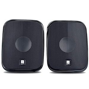 iBall Decor 9-2.0 USB Powered Computer Multimedia Speakers with in-line Volume Controller, Black