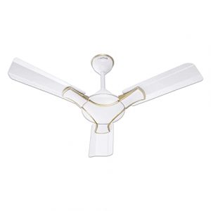 ACTIVA Corolla Pearl Ivory 650 RPM High Speed (36 Inch) 900 MM Sweep BEE Approved Anti Dust Coating Ceiling Fan with 2 Years Warranty