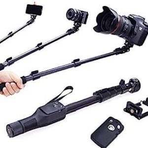 Aeliana Portable Selfie Stick for Mobile Phone Adjustable Compatible for All Smartphones and Cameras