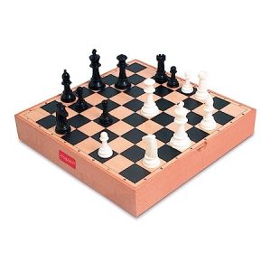 Funskool Games - Deluxe Chess, War & Strategy Game, Wooden Board with Storage Box, Kids, Adults & Family,2 Players, 7 & Above,
