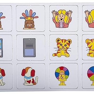 Funskool Games - Memory Front And Back, Educational matching picture game for children, kids & family, 1 - 4 players, 5 & above