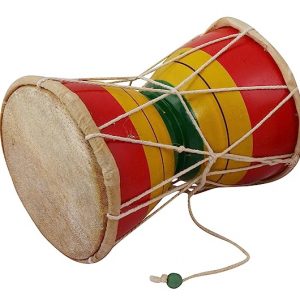 JUAREZ NDM6 Nawaab 6 Inch Damru Hand Percussion Handmade Indian Musical Instrument