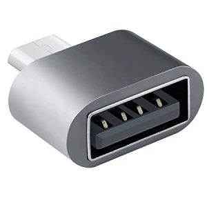 LIRAMARK Micro USB OTG Connector to USB 3.0 Adapter for Smartphones and Tablets (Grey)