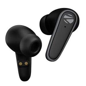 Newly Launched ZEBRONICS PODS 1 Wireless TWS Earbuds with Powerful ANC, ENC Calling, Gaming Mode, 28 Hours Backup, Bluetooth 5.2, Voice Assistant Support, Splash Proof, Flash Connect & Type C Charging