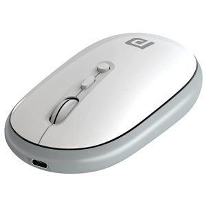 Portronics Toad II Wireless Optical Mouse with Dual Connectivity 2.4 Ghz & Bluetooth 5.0, Rechargeable Battery, Adjustable DPI Upto 1600