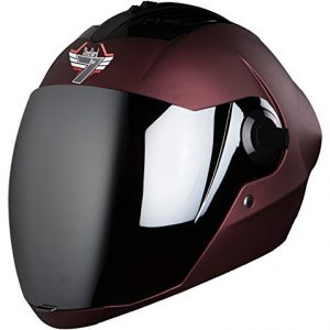 Steelbird SBA-2 7Wings ISI Certified Full Face Helmet Fitted with Clear and Extra Visor