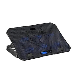 Techie 6 Fans Laptop Cooling pad and Laptop Stand Compatible with All laptops Upto 15.6 inch
