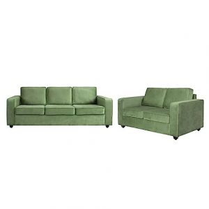 Wakefit Napper Plus Sofa Set - (3+2) Reflection Green