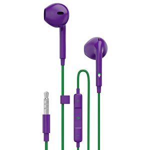 ZEBRONICS DC Joker Edition Buds 30 3.5mm Stereo Wired in Ear Earphone with Inline Microphone for Calling, Volume Control, Multifunction Button