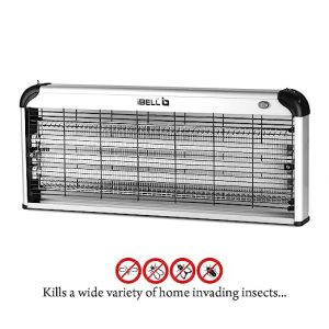 iBELL OS203IK Insect Killer Machine, 60W, Bug Zapper Fly Catcher for Home Restaurants, Hotels & Offices, UV Bulbs (Silver)
