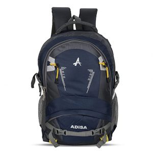 ADISA 15.6 inch Laptop Backpack Office Bag College Travel Back Pack 32 Ltrs (z-Navy Blue)