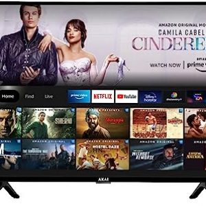 AKAI 108 cm (43 inches) Full HD Smart LED Fire TV AKLT43S-DFS6T (Black) (2020 Model) Voice Remote with Alexa