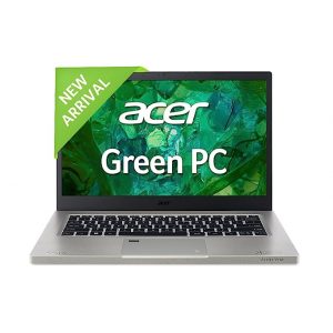 Acer Aspire Vero 13th Gen Intel Core i5 Eco-Friendly Laptop (16 GB RAM 512 GB SSD Windows 11 Home MS Office), AV14-52P 14 Full HD IPS sRGB 100% Display, Cobblestone Gray, 1.5 KG