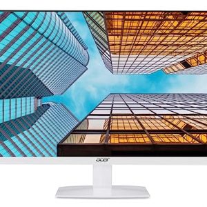 Acer HA270 27 Inch (68.58 Cm) 1920 X 1080 Pixels, Full HD IPS LCD Monitor with LED Back Light Technology I Ultra Slim, 6.6mm Thick Frameless Design AMD Free Sync Monitor (White)
