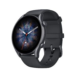 Amazfit GTR 3 Pro Smart Watch with BT Phone Calls, Blood Pressure Monitoring, 1.45 AMOLED Display, 24 7 Heart Rate Tracking