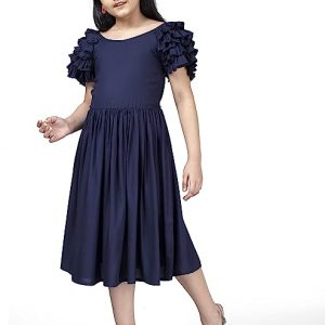 Fashion Dream Baby Girls Knee Length Gown