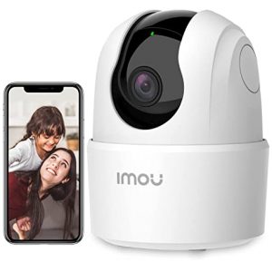 Imou 360° 1080P Full HD Security Camera White,Human Detection,Motion Tracking,2-Way Audio,Night Vision,Dome Camera with Extended WiFi RJ45 Connection