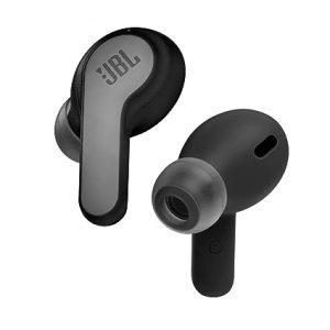 JBL Wave 200 Wireless Earbuds (TWS) with Mic, 20 Hours Playtime, Deep Bass Sound, Dual Connect Technology, Quick Charge, Comfort Fit Ergonomic Design, Voice Assistant Support for Mobiles (Black)