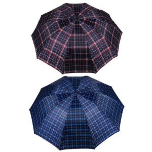 KEKEMI 3 Fold Manual Sun & Rain Umbrella for Men & Women (Pack of 2)