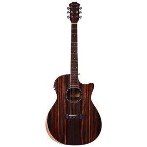 Kadence Acoustica 40 Acoustic Guitar Black Wood A1015 With Fishman EQ With Bag
