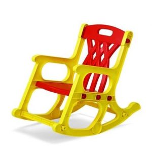 Nilkamal Rocker Kids Toy Chair School Study Portable Activity Chair for Children Kids Baby Seat for 6 Months to 3 Years Age Kids (Blue & Red,Plastic)
