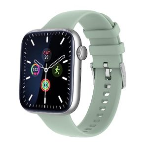 Pebble Cosmos MAX 1.81 Largest Display Bluetooth Calling Smartwatch, 100+ Sports Modes, HR, SPO2, Built in Games & Voice Assistant (Mint Green)