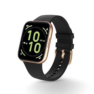 Pebble Pace Pro SmartWatch with 1.7” Bright HD Curved Display,Dedicated Dual Sensors for 24x7 SpO2,HR & BP Monitoring