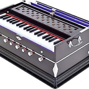 SG Musical Harmonium- 3 1/4 Octave, Double Bellow, 39 Keys,7 Stopper, 2 Reeds (Bass- Male), With Cover