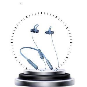 SYSKA NB072 Bluetooth On Ear Headset (Blue) I40 Hrs Playtime with Type C Quick Charge in 30 MinIWith Mic,10mm Premium EarbudsIPure BassIBT 5.0IDual PairingIGOOGLE Voice Assistant & SIRI
