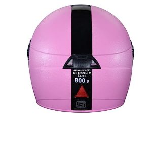 Studds Chrome Elite 540 Pink Helmet For Female (XS 540MM)