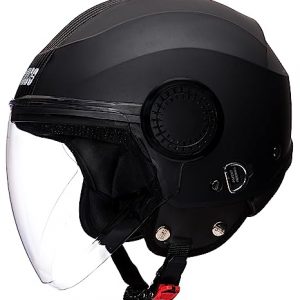 Studds Urban Open Face Helmet (Black, small)