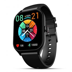 beatXP Marv Raze 1.96 Display, Advanced Bluetooth Calling Smart Watch, Smart AI Voice Assistant, 60 Hz Refresh Rate, Health, SpO2 & Stress Monitoring, Fast Charging (Black)