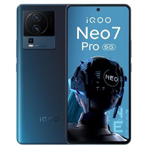 iQOO Neo 7 Pro 5G (Dark Storm, 12GB RAM, 256GB Storage) Snapdragon® 8+ Gen 1 Independent Gaming Chip Flagship 50MP OIS Camera AG Glass Design