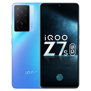 iQOO Z7s 5G by vivo (Norway Blue, 8GB RAM, 128GB Storage) Ultra Bright AMOLED Display Snapdragon 695 5G 6nm Processor 64 MP OIS Ultra Stable Camera 44WFlashCharge