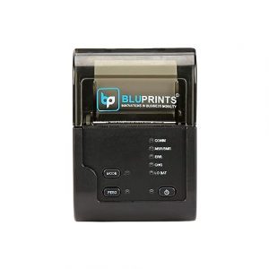 BluPrints 58MM (2 Inch) USB+Bluetooth Thermal Receipt Printer Compatible with ESC POS Print Billing Invoice Comes with 1 Paper Roll 1 Year Warranty